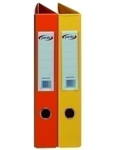 CARPETA PARDO PVC Fº 2 AN.40 MX NARANJA